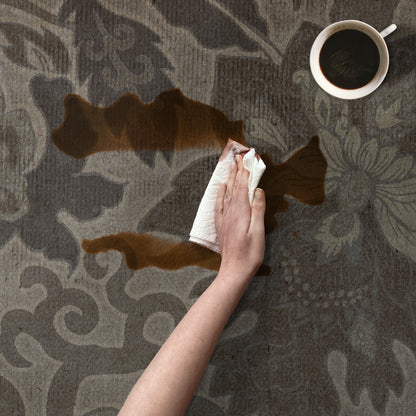Vintage Vinyl Rug - Pattern 71 - The Japanese Alps