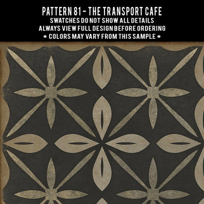 Vintage Vinyl Rug - Pattern 81 - the Transport Cafe