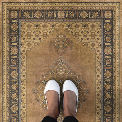 Vintage Vinyl Rug - Agra - Jahan
