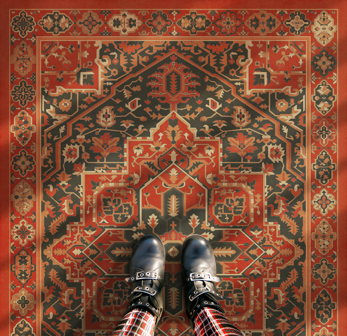 Vintage Vinyl Rug - Camelot - Mordred