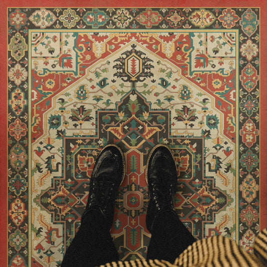 Vintage Vinyl Rug - Camelot - Uther Pendragon