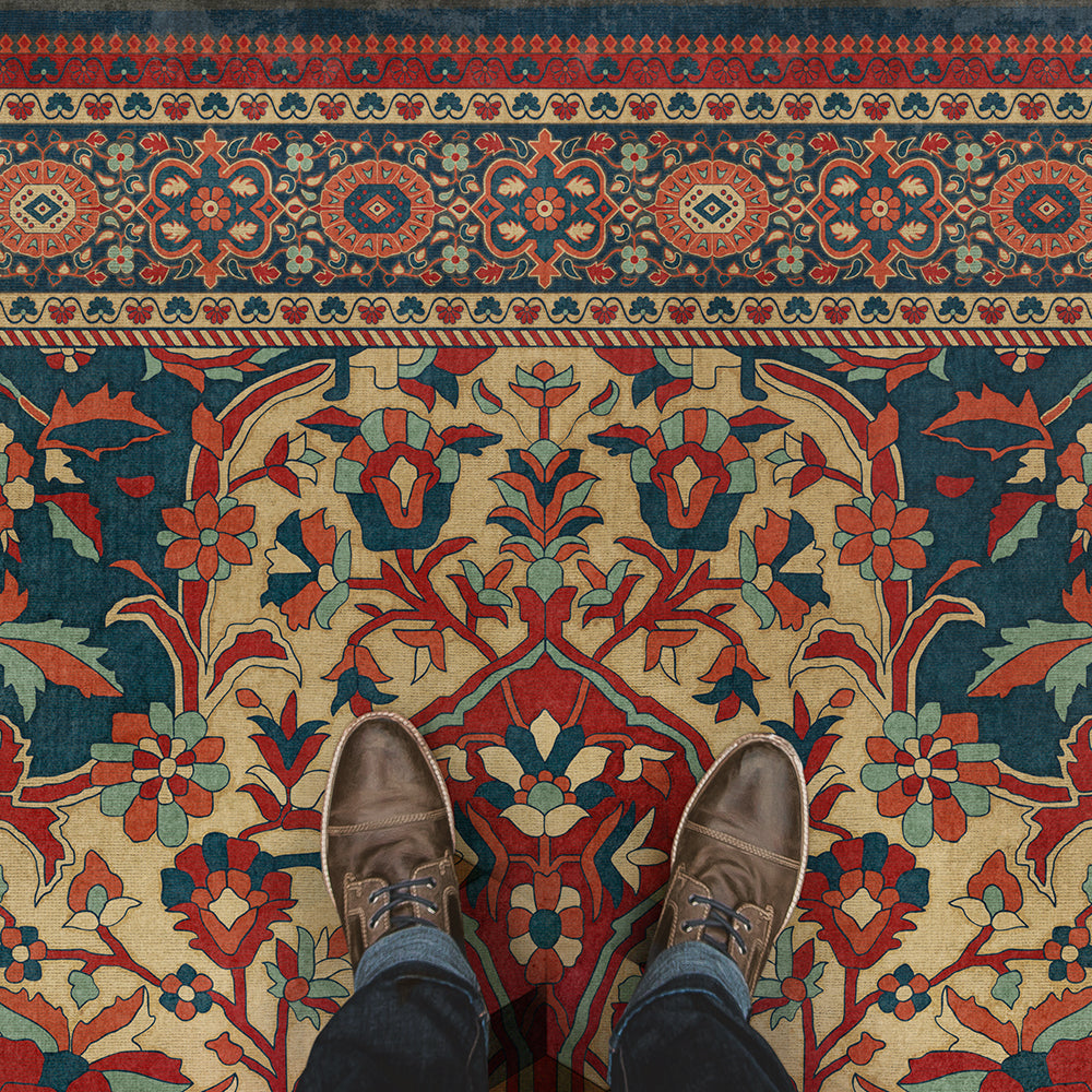 Vintage Vinyl Rug - Farahan - Farid