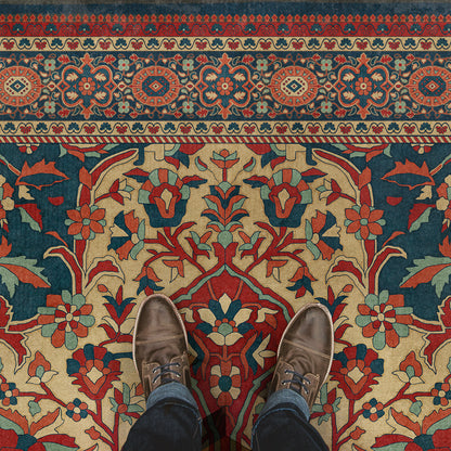 Vintage Vinyl Rug - Farahan - Farid