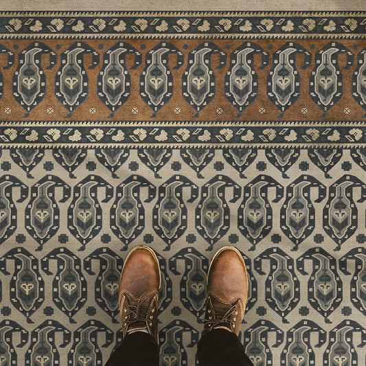 Vintage Vinyl Rug - Kintala - Frumos