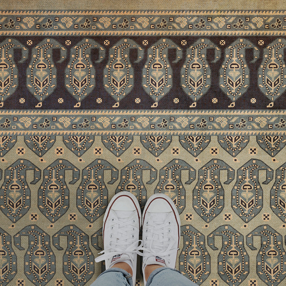 Vintage Vinyl Rug - Kintala - Nivasi