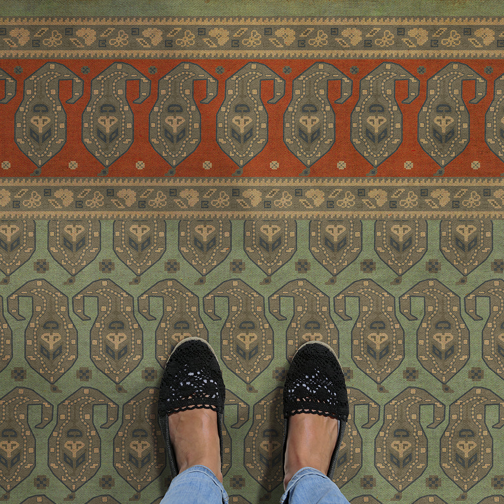 Vintage Vinyl Rug - Kintala - Nuri
