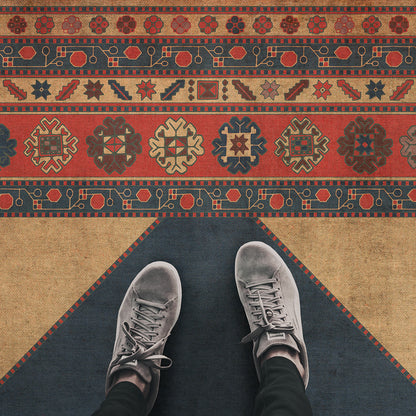 Vintage Vinyl Rug - Lombalo - Kohar