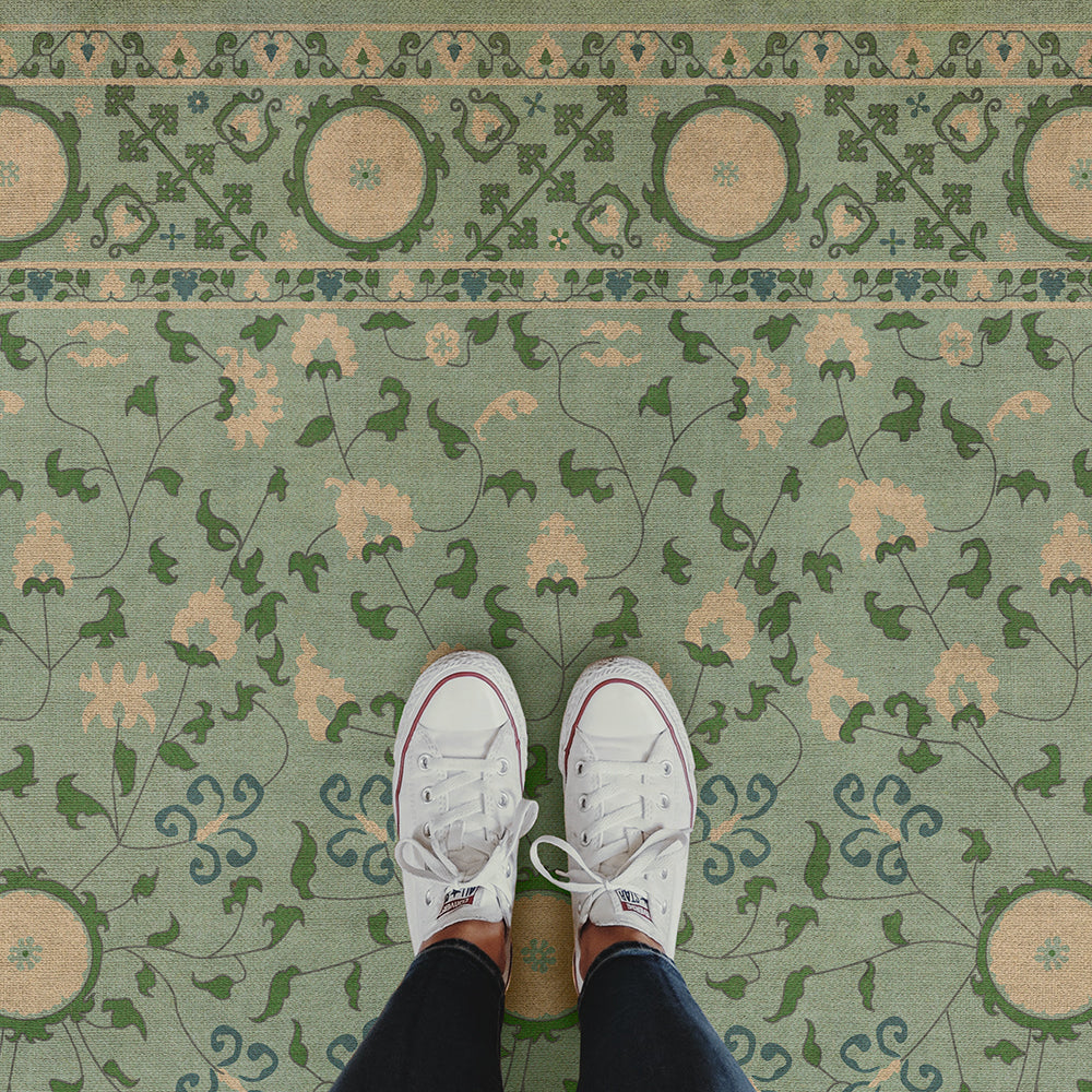Vintage Vinyl Rug - Samarkand - Jonona