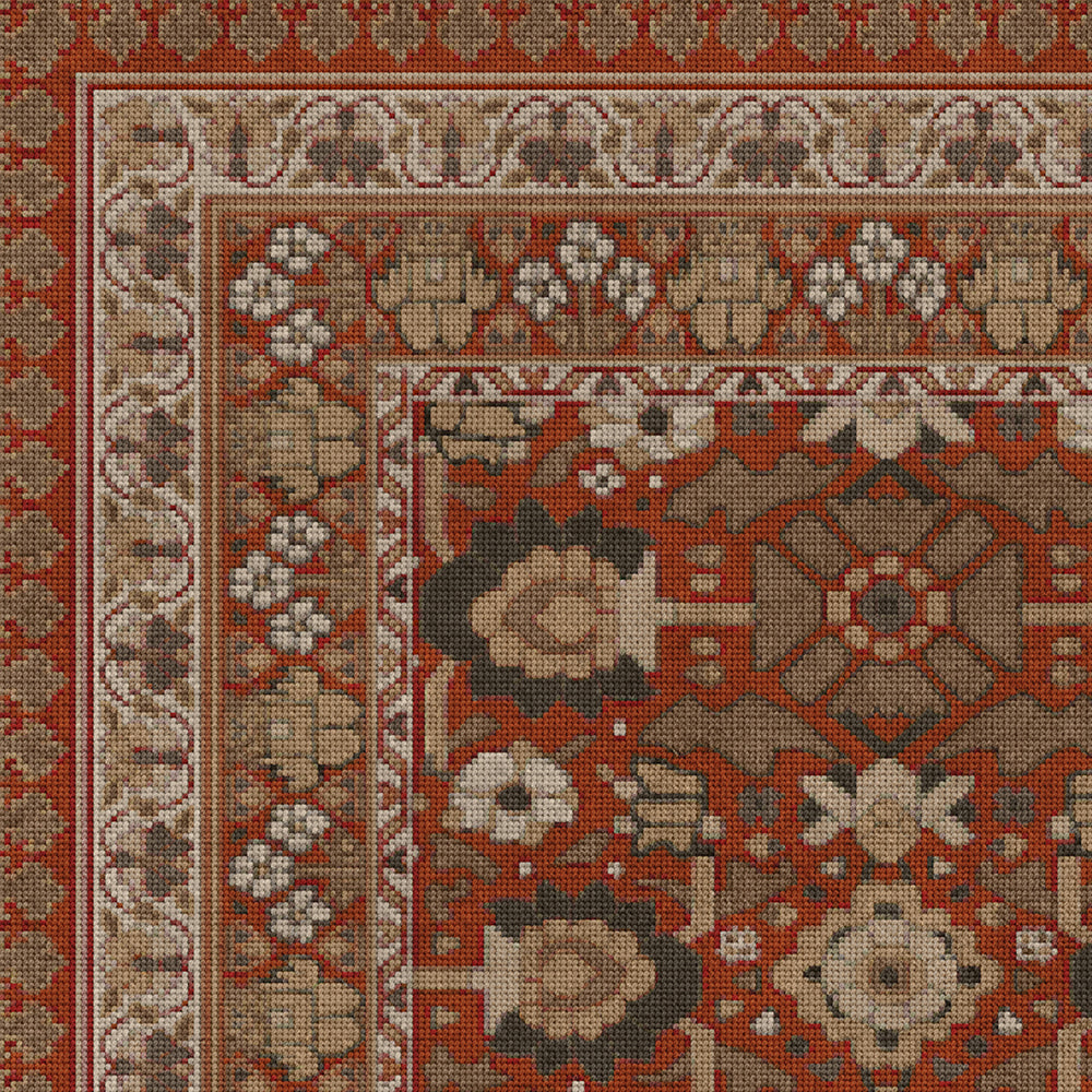 Vintage Vinyl Rug - Promenade - A Global Journey