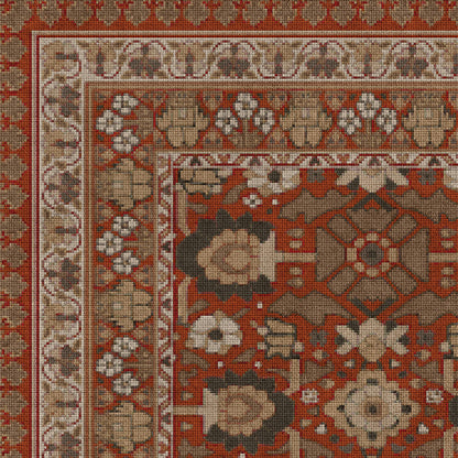 Vintage Vinyl Rug - Promenade - A Global Journey