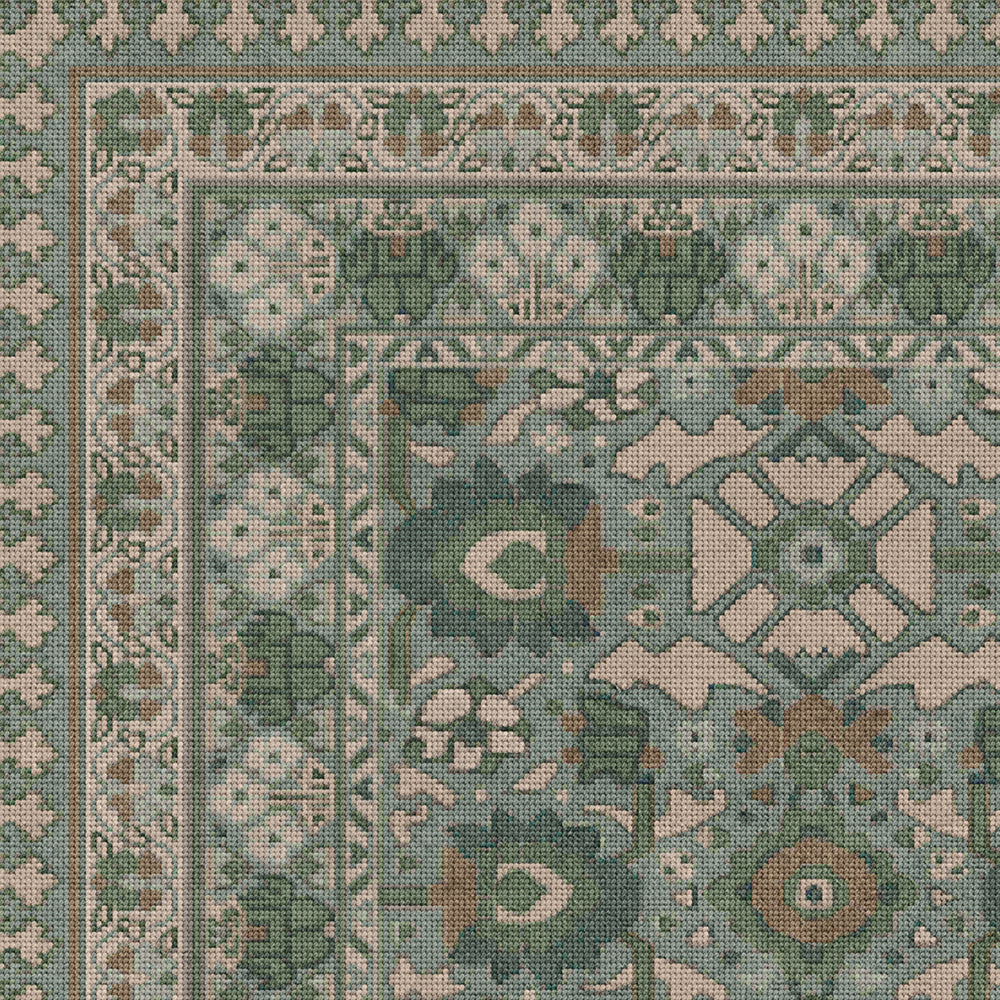 Vintage Vinyl Rug - Promenade - Blooming Season