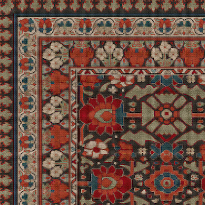 Vintage Vinyl Rug - Promenade - Heirloom Nectar