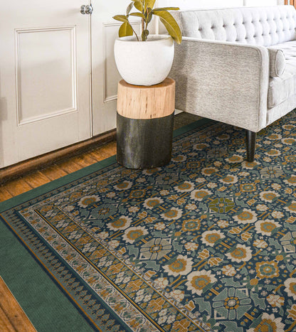 Vintage Vinyl Rug - Promenade - Striking Flora