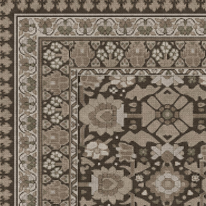 Vintage Vinyl Rug - Promenade - Wondrous Vistas