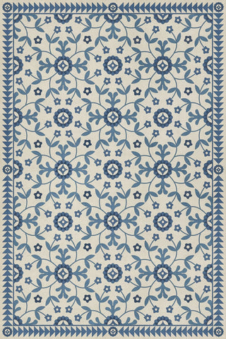 Vintage Vinyl Rug - Whig Rose - The Day Has Eyes