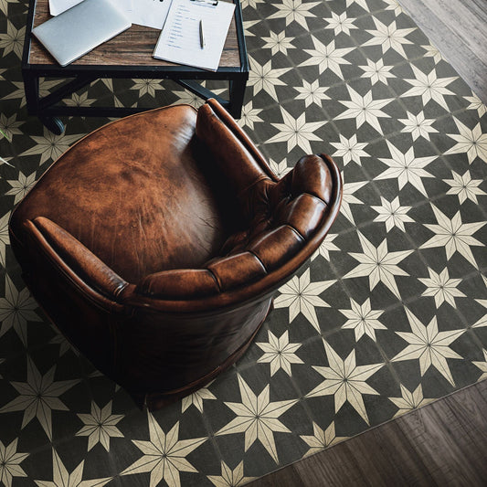 Vintage Vinyl Rug - Pattern 20 - Vesper