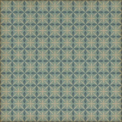 Vintage Vinyl Rug - Pattern 81 - Skyside Diner