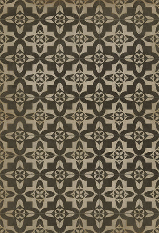 Vintage Vinyl Rug - Pattern 33 - Boggled