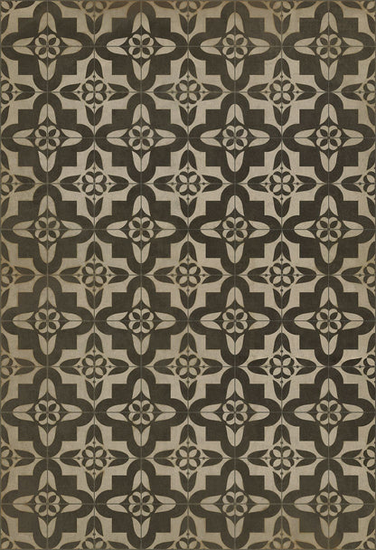 Vintage Vinyl Rug - Pattern 33 - Boggled