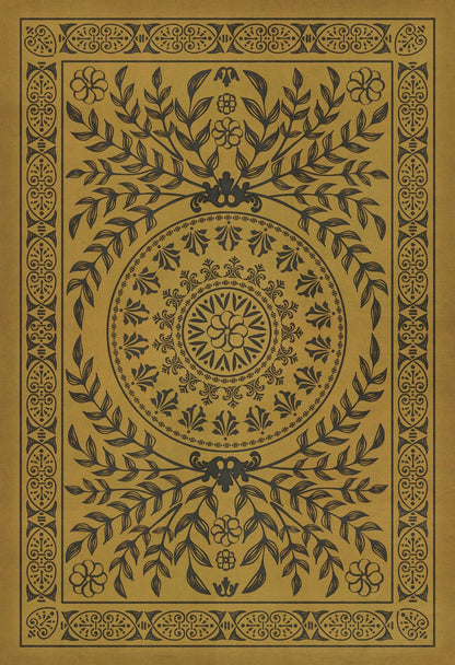 Vintage Vinyl Rug - Pattern 40 - Alhambra