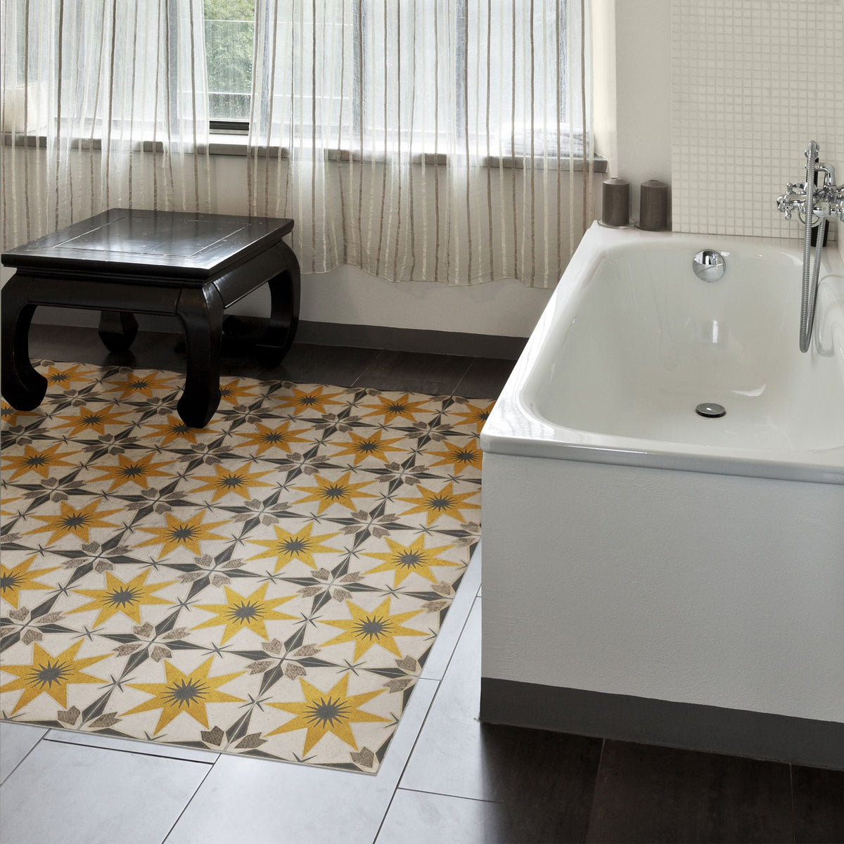 Vintage Vinyl Rug - Pattern 72 - Raconteur