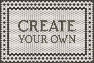 Vintage Vinyl Rug - Create Your Own - Customized 8th Avenue
