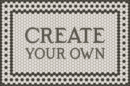Vintage Vinyl Rug - Create Your Own - Customized 8th Avenue