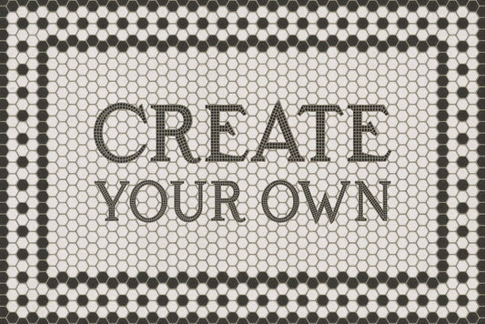 Vintage Vinyl Rug - Create Your Own - Customized 8th Avenue