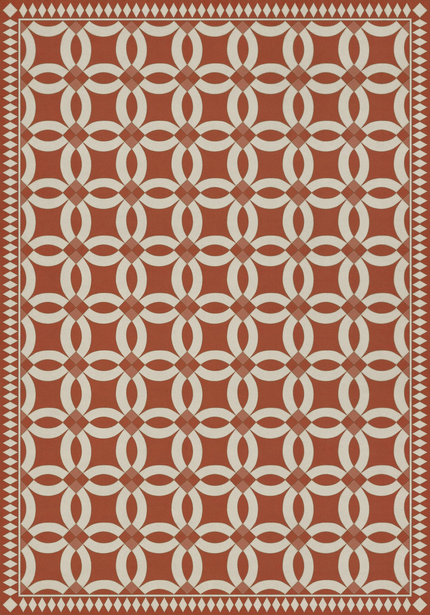 Vintage Vinyl Rug - Wedding Ring - Hester