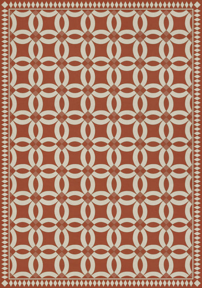 Vintage Vinyl Rug - Wedding Ring - Hester
