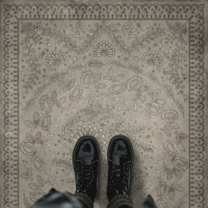 Vintage Vinyl Rug - Cozens - The Foggy Foggy Dew