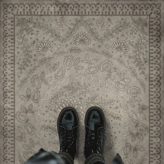 Vintage Vinyl Rug - Cozens - The Foggy Foggy Dew
