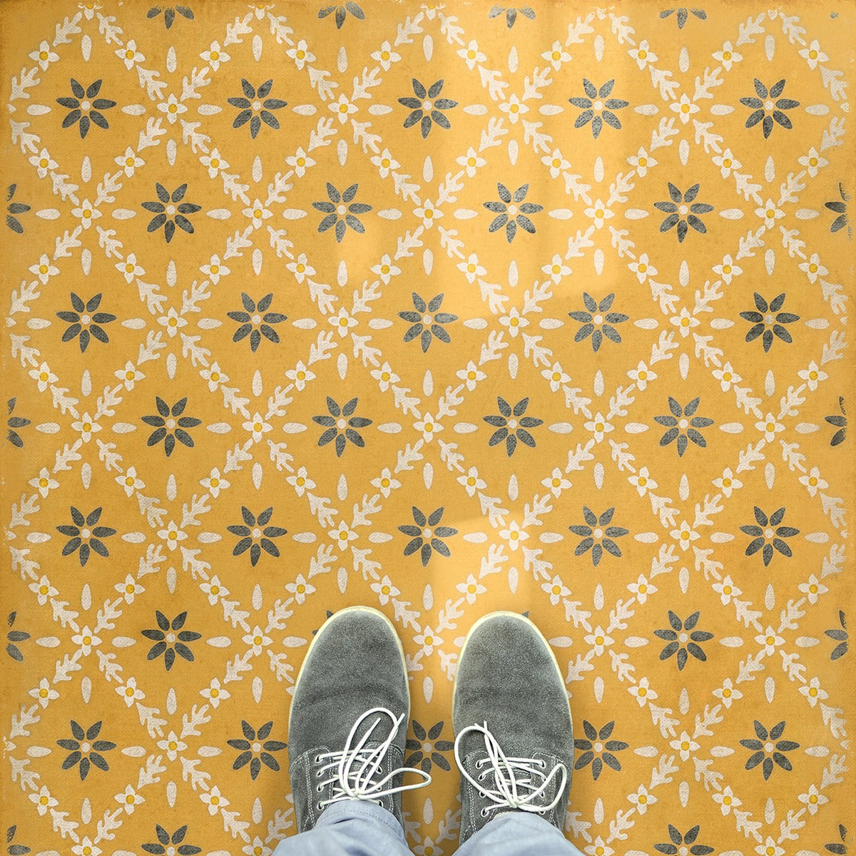 Vintage Vinyl Rug - Naturalist - Catesby