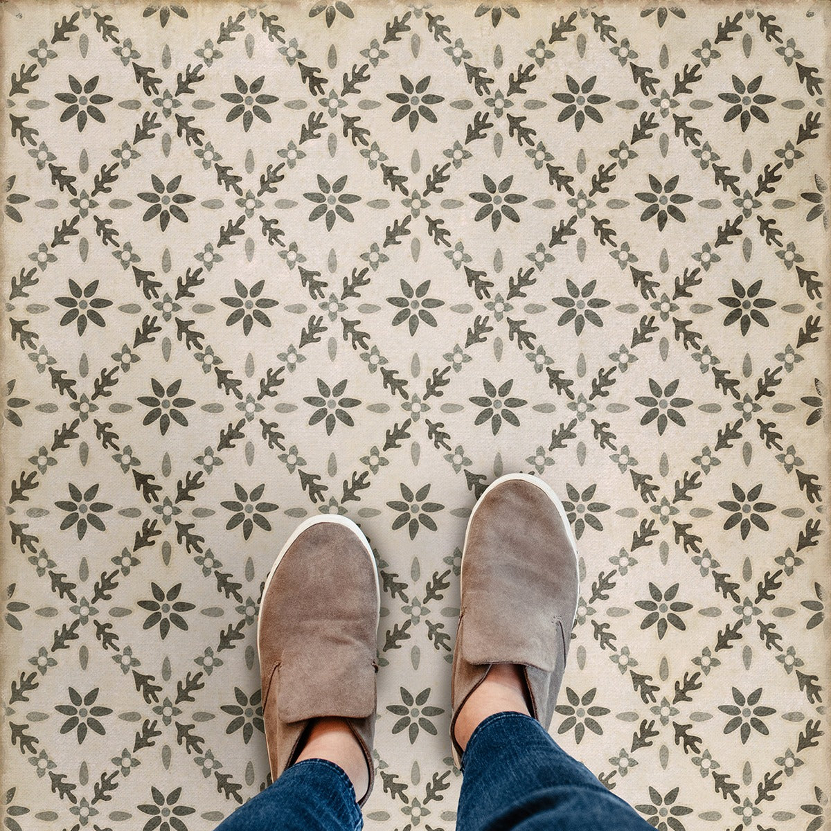 Vintage Vinyl Rug - Naturalist - Ellis