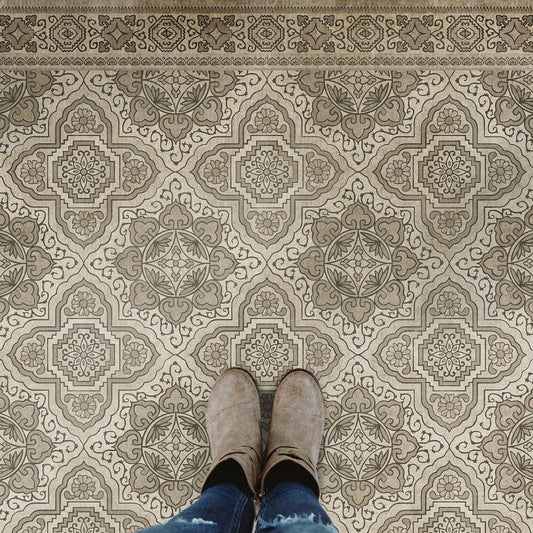 Vintage Vinyl Rug - Antiquary - Holograph