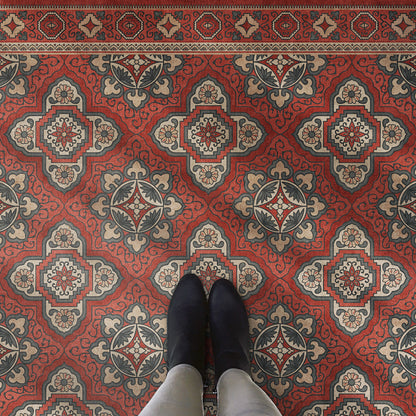 Vintage Vinyl Rug - Antiquary - Provenance