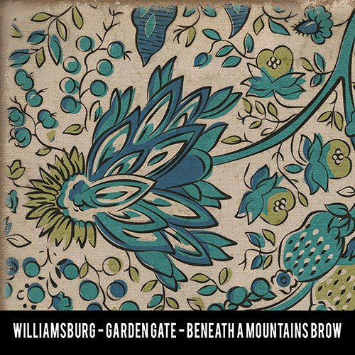 Vintage Vinyl Rug - Garden Gate - A Mountains Brow