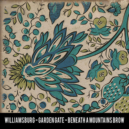Vintage Vinyl Rug - Garden Gate - A Mountains Brow