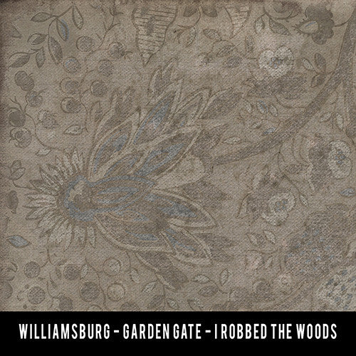 Vintage Vinyl Rug - Garden Gate - I robbed the Woods