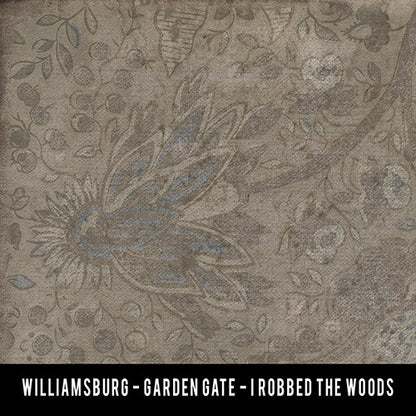 Vintage Vinyl Rug - Garden Gate - I robbed the Woods