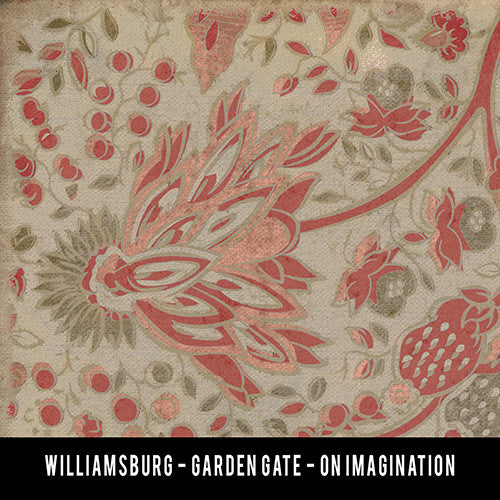 Vintage Vinyl Rug - Garden Gate - On Imagination
