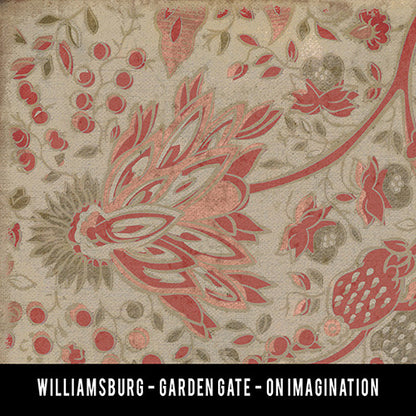 Vintage Vinyl Rug - Garden Gate - On Imagination