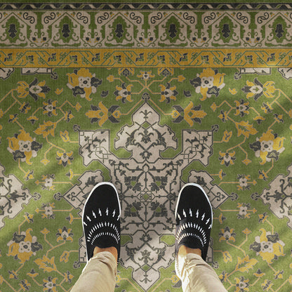 Vintage Vinyl Rug - Star Ushak - Earths Charms