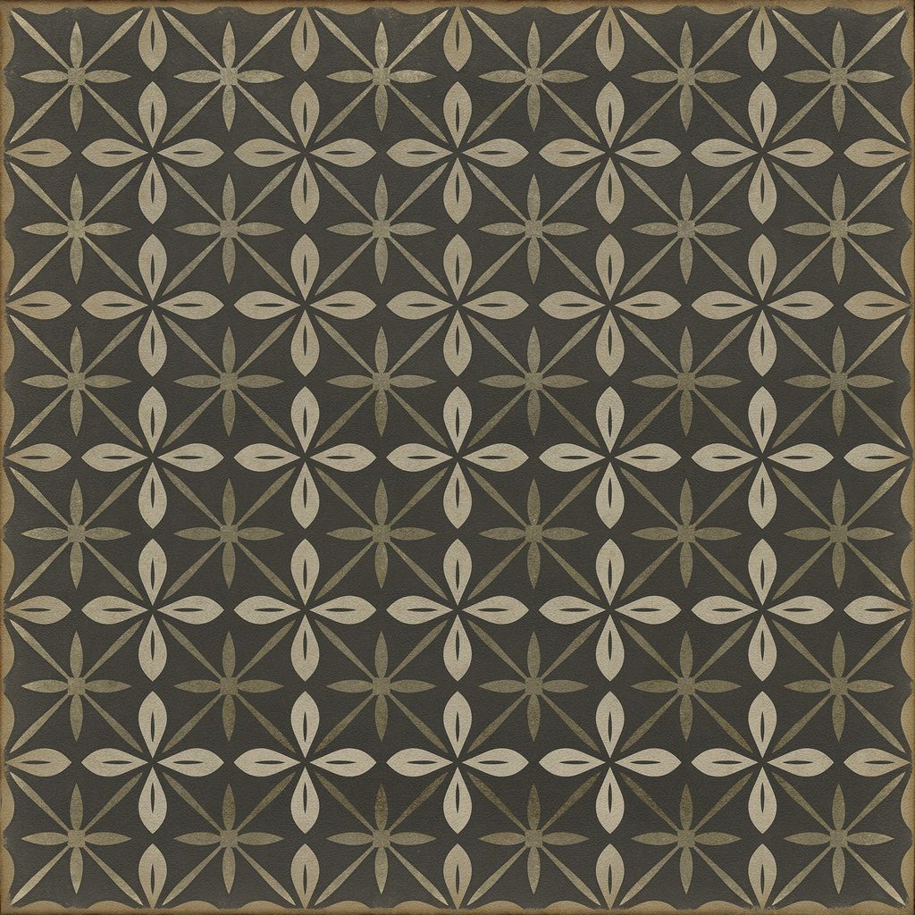 Vintage Vinyl Rug - Pattern 81 - the Transport Cafe