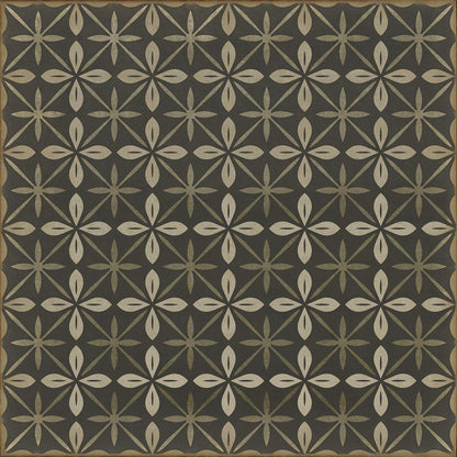 Vintage Vinyl Rug - Pattern 81 - the Transport Cafe