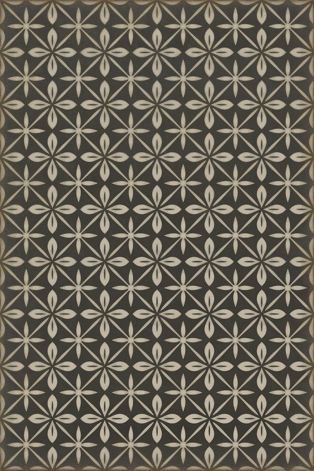 Vintage Vinyl Rug - Pattern 81 - Uptown Diner