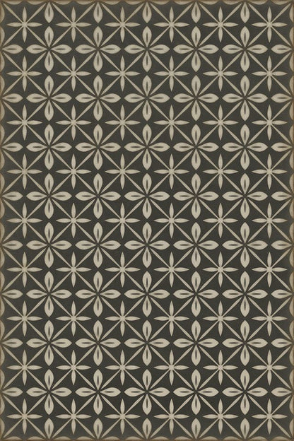 Vintage Vinyl Rug - Pattern 81 - Uptown Diner
