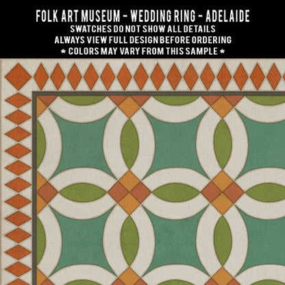 Vintage Vinyl Rug - Wedding Ring - Adelaide