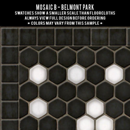 Vintage Vinyl Rug - Mosaic - Belmont Park