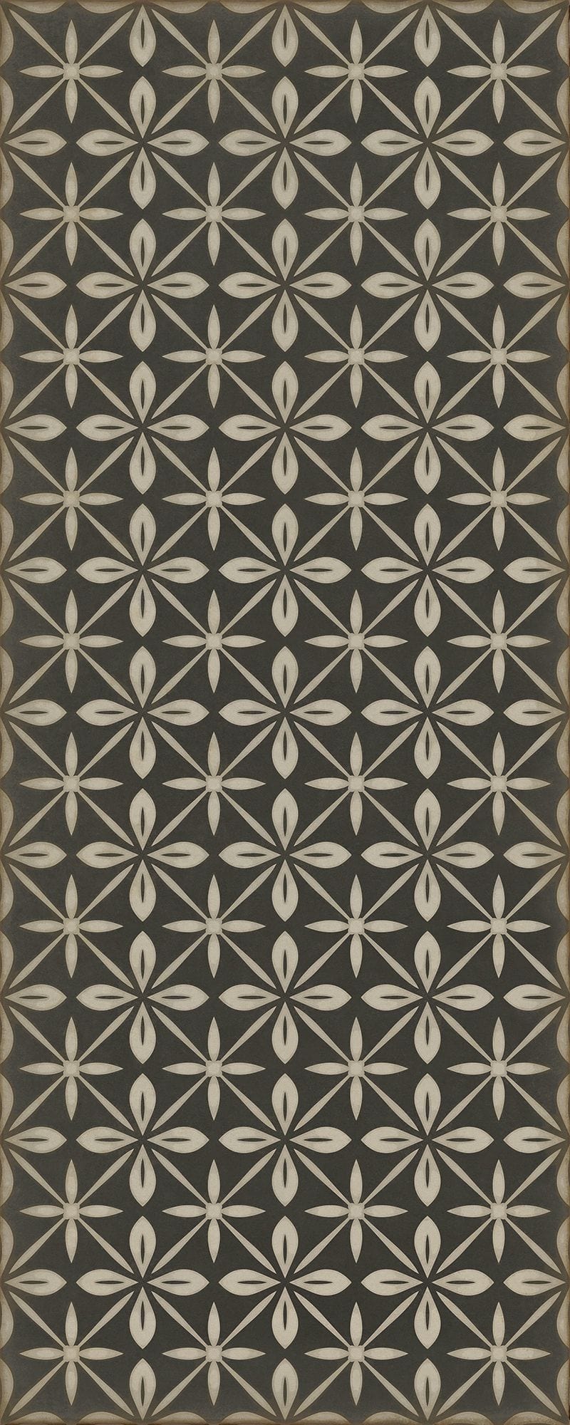 Vintage Vinyl Rug - Pattern 81 - Uptown Diner